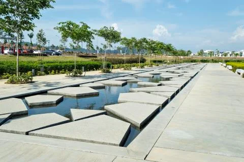 Slab concrete with pattern Stock Photos