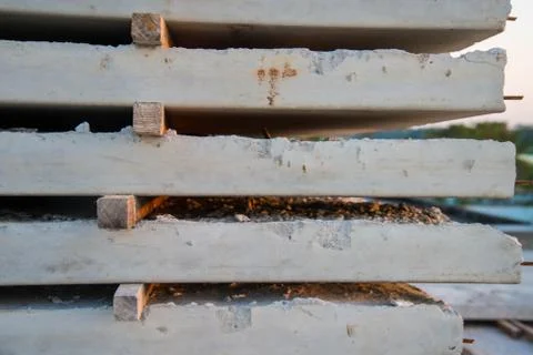 Slabs of concrete Stock Photos