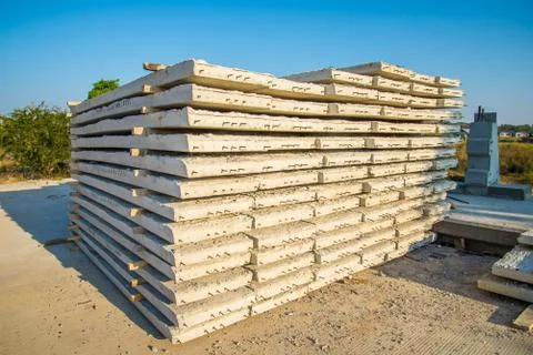 Slabs of concrete Stock Photos