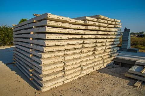Slabs of concrete Stock Photos