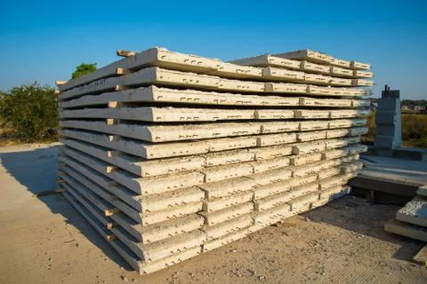 Slabs of concrete Stock Photos