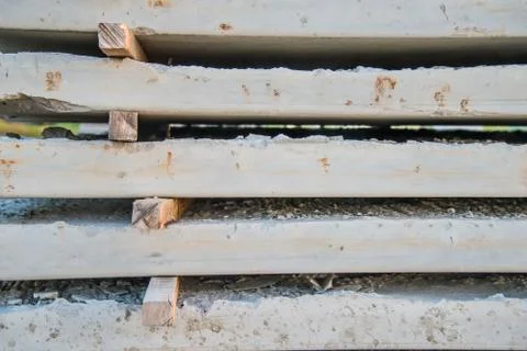 Slabs of concrete Stock Photos