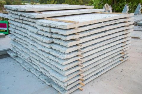 Slabs of concrete Stock Photos