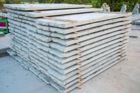 Slabs of concrete Stock Photos