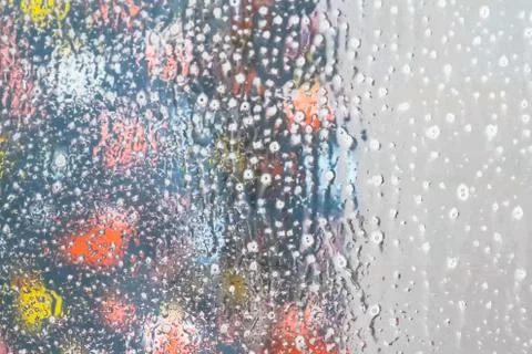 Slack edited in drops and soap pan background texture Foto stock