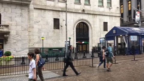 Slack Technologies Inc. (NYSE: WORK) initial public offering IPO with direct Stock Footage 121824646