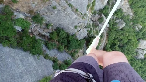 SlackLiner1 Stock Footage 163101090