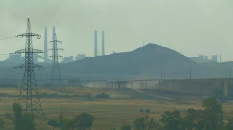 Slag mountain. Stock Footage 27193956