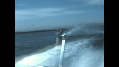 Slalom Skiing 1977 Video stock 158964450