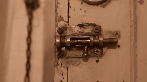 Slam the old door Stock Footage 100684800