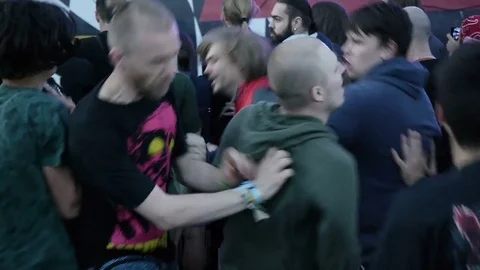 Slam Before Stage Stock Footage 78268185