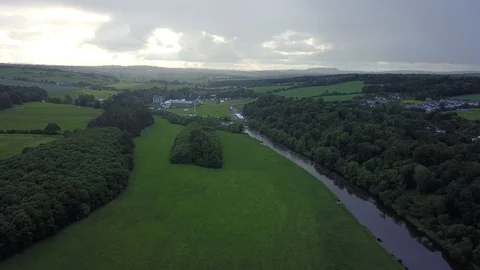Slane Castle Co Meath Stock Footage 109350645