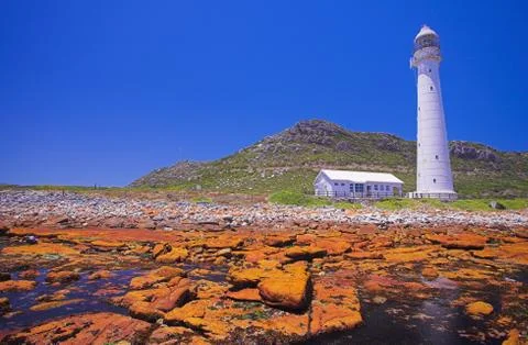 Slangkop lighthouse Foto stock