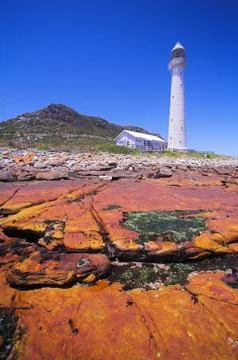 Slangkop lighthouse Stock Photos