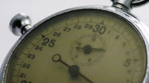 Slanted stopwatch Stock Footage 29767046