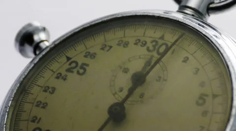 Slanted stopwatch Stock Footage 29767487