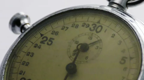 Slanted stopwatch Stock Footage 29767711