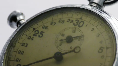 Slanted stopwatch Stock Footage 29767786