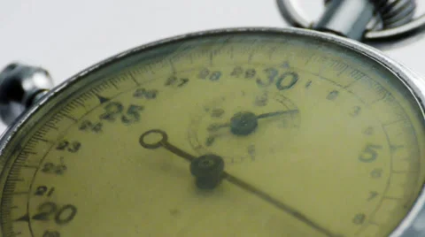 Slanted stopwatch Stock Footage 29767825
