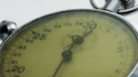 Slanted stopwatch Stock Footage 29768279