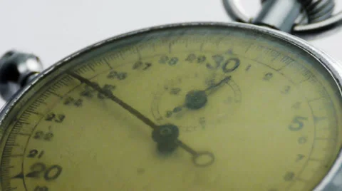 Slanted stopwatch Stock Footage 29768433