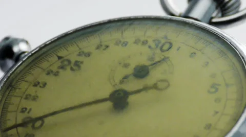 Slanted stopwatch Stock Footage 29768571