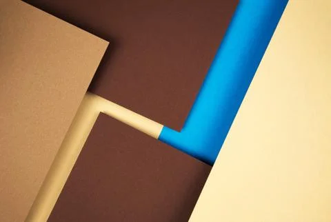 Slanting colored papers Stock Photos