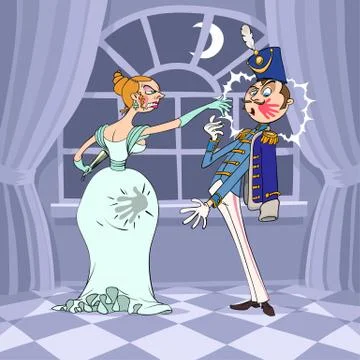 Slap in the face Illustrazione stock