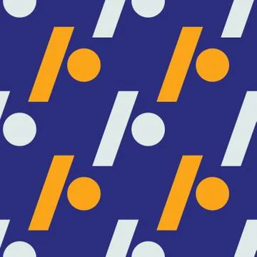 Slash dot seamless pattern Stock Illustration