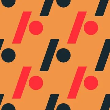 Slash dot seamless pattern Illustrazione stock