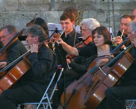 Сlassical symphony orchestra. #13 Stock Footage 10731627