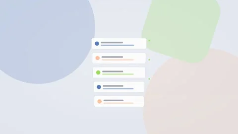 Slate blue and lime AI automation workflow flat design loop Vidéo 342627684
