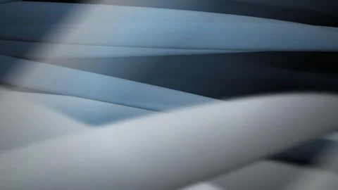 Slate blue geometric bands drift in a seamless loop Vidéo 342862220