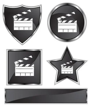 Slate clapboard Stock Illustration