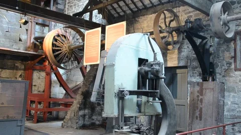 Slate mine machinery Stock Footage 77103584