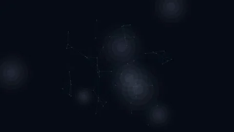 Slate radial plexus on dark background, corporate technology connection motion Stock-Footage 342632049