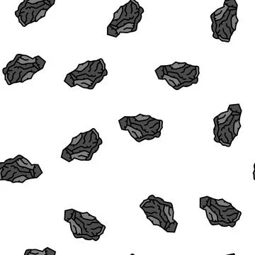 Slate stone rock vector seamless pattern Illustrazione stock