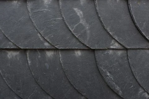 Slate tiles wall Stock Photos