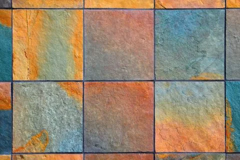 Slate wall background Stock Photos