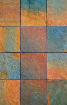 Slate wall background vert Stock Photos