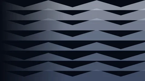 Slate zigzag bands on dark background, corporate dynamic motion loop 스톡 동영상 342630503