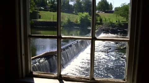 Slater Mill Blackstone River 動画素材 68540334