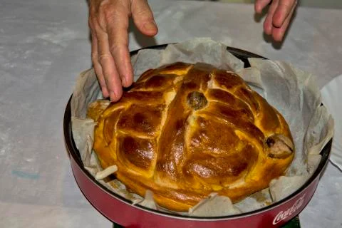 Slav bread Stock Photos