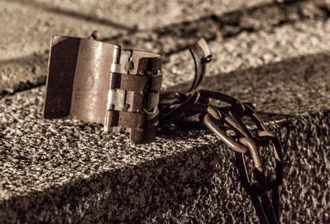 Slave Shackles Stock Photos