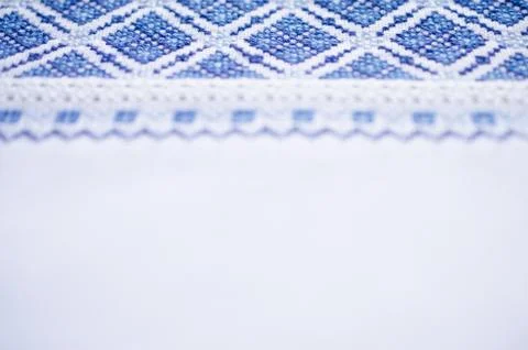 Slavic embroidery for background. Stock Photos