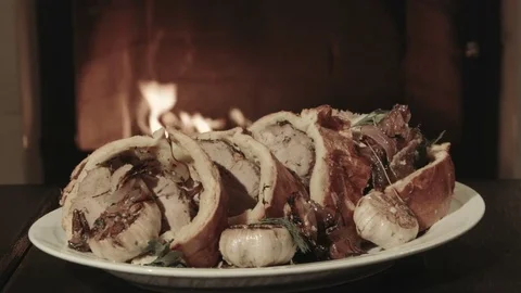 Slavic meat recipe Stock Footage 81296134