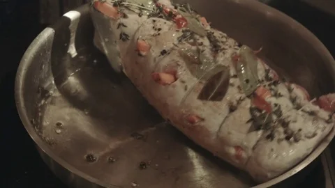 Slavic meat recipe Stock Footage 81328005