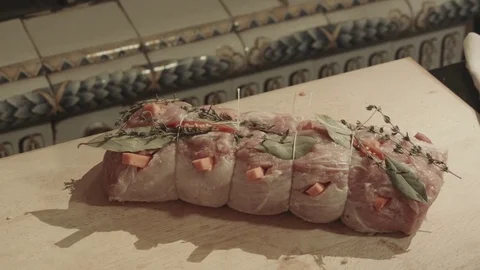 Slavic meat recipe Stock Footage 81328036