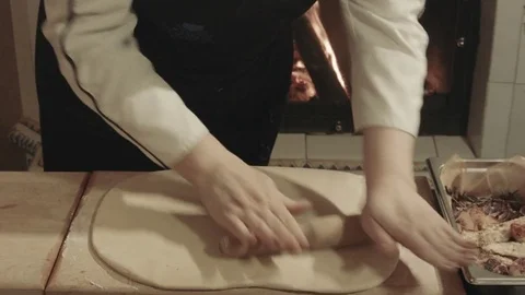 Slavic meat recipe Stock Footage 81328236