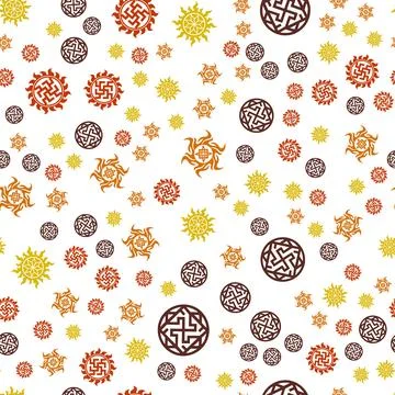 Slavic seamless pattern, texture for paper or fabric Stock Illustration
